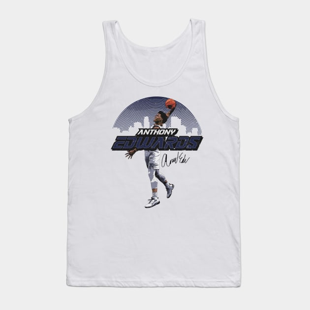 Anthony Edwards Minnesota Skyline Tank Top by Buya_Hamkac